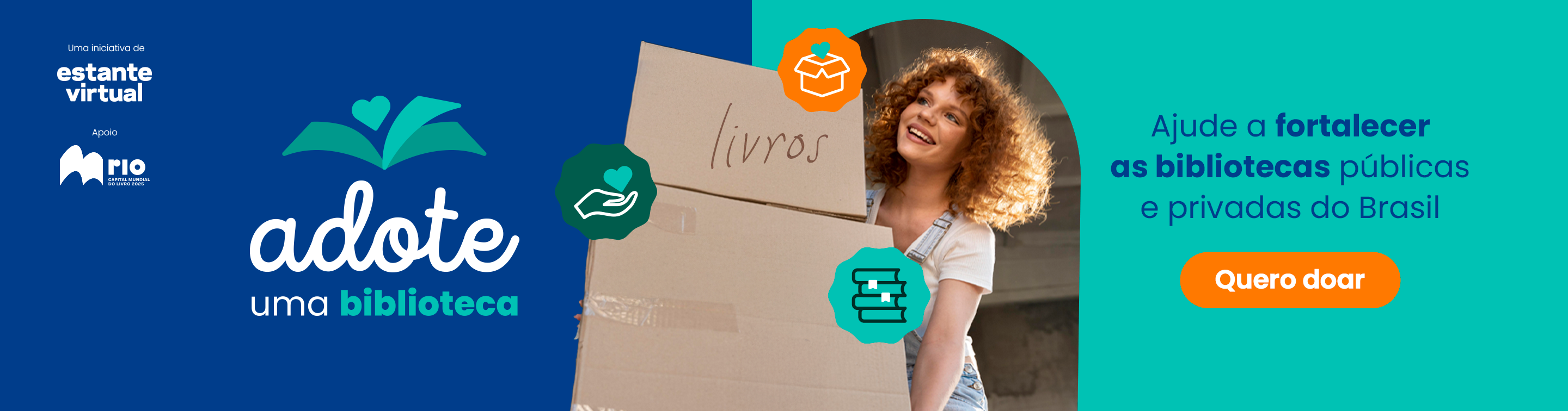 Adote uma biblioteca