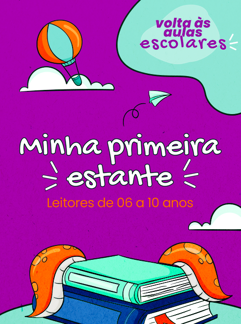 Minha primeira estante Minha primeira estante