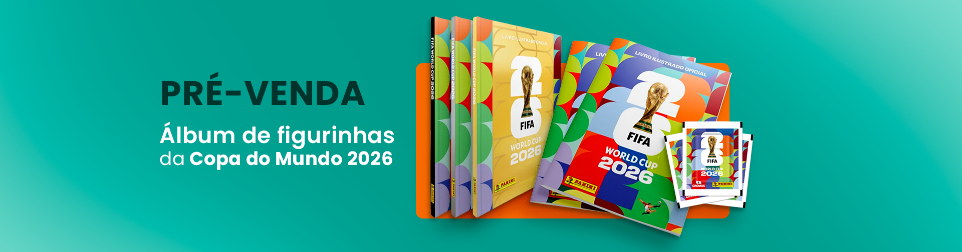 Álbum da copado mundo 2026 e figurinhas