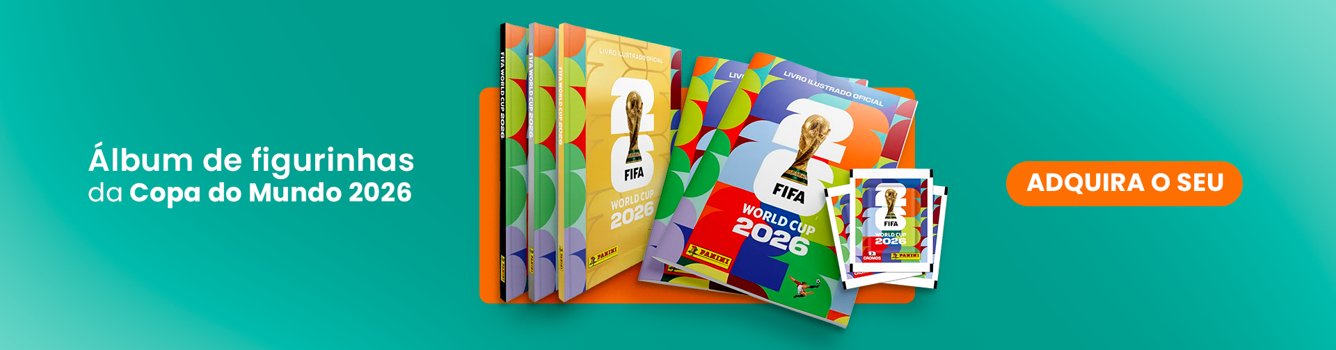 Álbum da copa do mundo 2026 e figurinhas