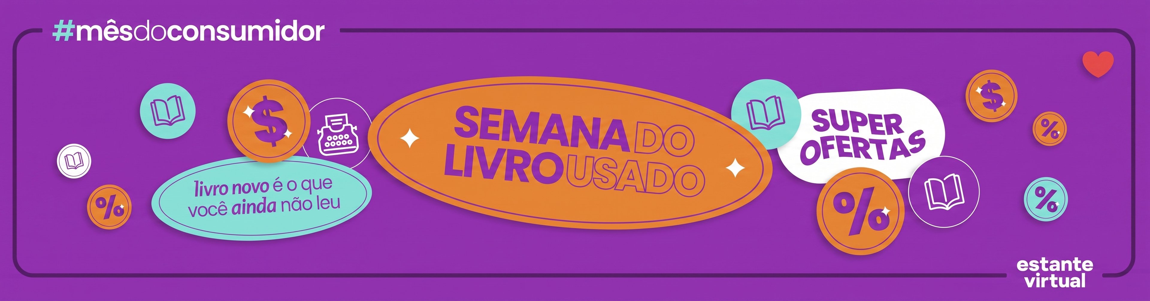 Semana do livro usado