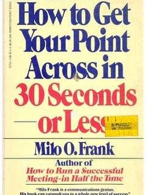 How to Get Your Point Across in 30 Seconds Or Less