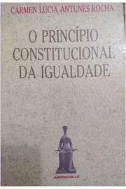 Capa de O Princípio Constitucional Da Igualdade