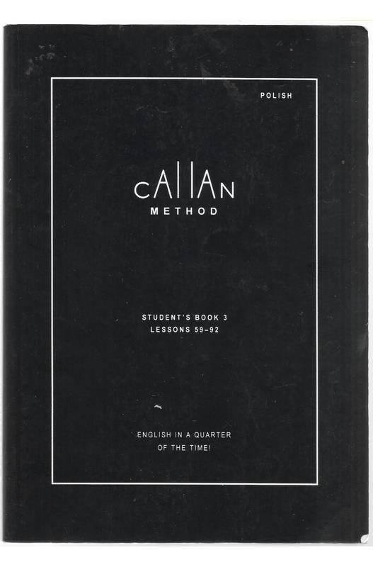 Livros encontrados sobre Callan Method | Estante Virtual