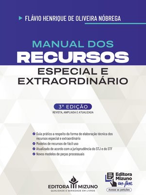 Manual dos recursos especial e extraordinário