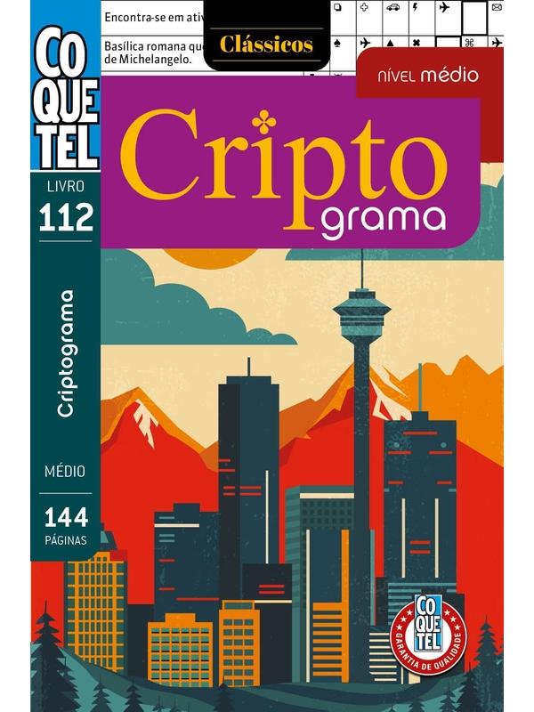 Livro: Livro Coquetel Palavras Criptograma 112 - Editora Coquetel ...